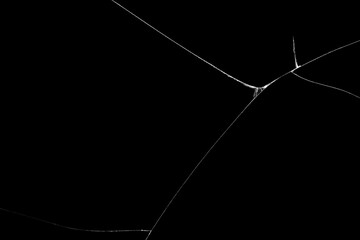 Close-up wrinkles and cracks on LCD screen glass display from smartphone, tablet or monitor from effect smash and fall bumps with detail pattern background, for use as a pattern on tiles or wallpaper