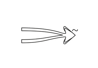 vector illustration of a drawing pins