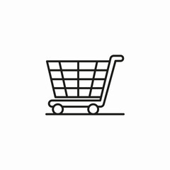 shopping cart online icon sign vector