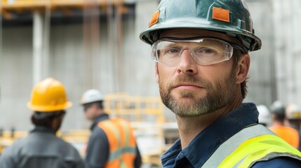 Construction Worker Portrait: Safety First