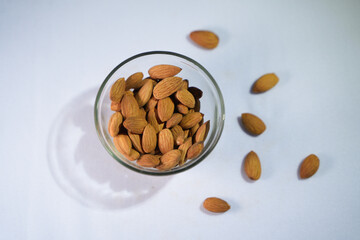 almonds in a bowl