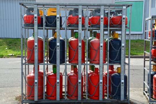 Grande distribution - Bouteilles de gaz