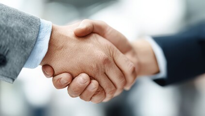 🤝 Business handshake: A professional handshake, symbolizing agreement and partnership, takes center stage, showcasing the power of collaboration and business