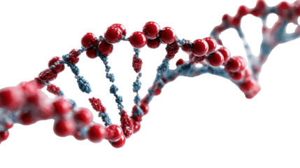 3D DNA Double Helix Structure – Molecular Biology and Genetic Research Concept