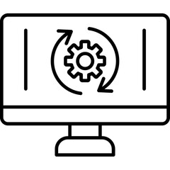 Monitor Screen Icon