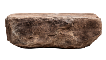 Rough, reddish-brown stone slab