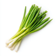 Fresh green onions, a vibrant and versatile ingredient, perfect for culinary creations 