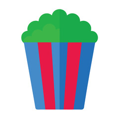 luxury popcorn packet with cinema theme 