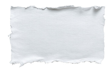 Obraz premium A ripped piece of white paper