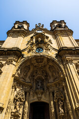 Obraz premium Main Entrance of the Basilica of Saint Mary of the Choir in Donostia-San Sebastián