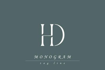 HD Initials Stylized Monogram Design Featuring Intertwined. Artistic representation of monogram initials creatively arranged and displayed.