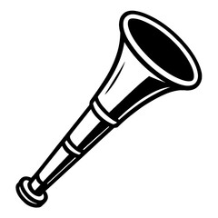 Hand Drawn Spyglass Telescope - Equipment for Exploration and Discovery