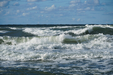 sea waves on the beach