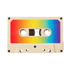 Obraz premium Vinyl record with psychedelic label