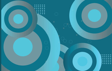 Abstract gradient background with round circle shapes 
