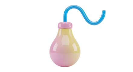 3D Blood Pressure Monitor in Pastel Style