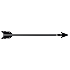 An arrow, symbolizing direction and precision, perfect for designs needing a touch of adventure and historical charm