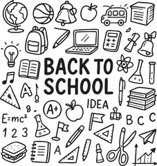 Set of vector doodles 