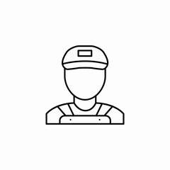 mechanic technician service icon sign vector