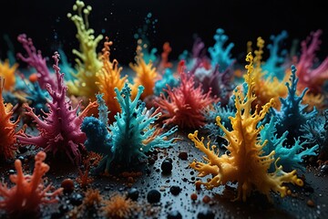 Obraz premium coral reef in aquarium