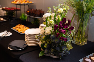 Elegant floral arrangement for event decor