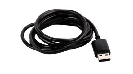 black usb cable