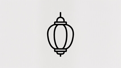 Obraz premium Лагерь с костром, векторное изображение в минималистичном стиле