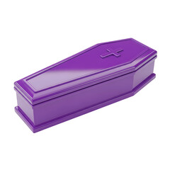 3D Plastic Coffin with Cross