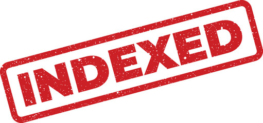 Red grunge stamp with the word indexed across it indicating a document status