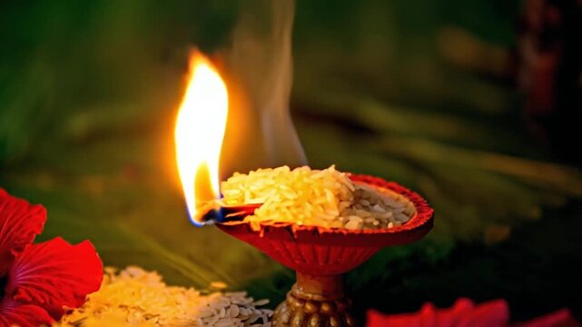 Diwali, the festival of lights, rice and the festive fire