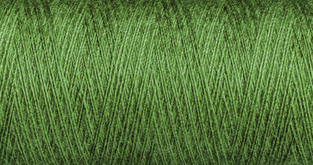 Green Thread Texture with Weave for Versatile Design Projects