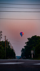 Hot Air Balloon at Sunrise