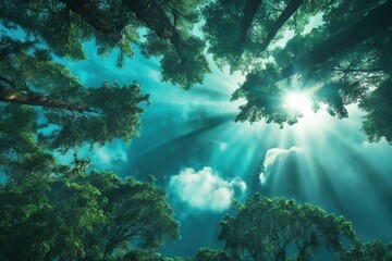 Obraz premium underwater view of the underwater world