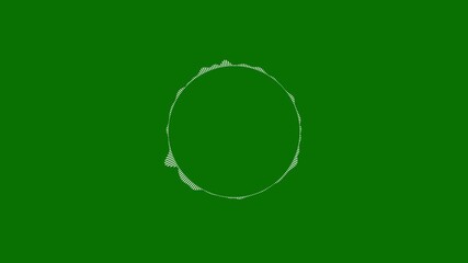 Abstract sound waves background with audio waveform spectrum animation in 4K, music equalizer rhythm lines, digital frequency visualizer, and dynamic sound wave motion on a black screen effect - Powered by Adobe