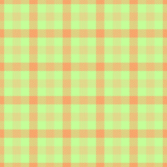 Pastel peach and lime green plaid pattern.  Perfect for textile design, website backgrounds, or crafting projects. This cheerful, subtle texture evokes feelings of spring and warmth.