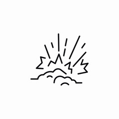 bomb drop icon sign vector