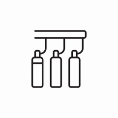 breathe air balloons icon sign vector