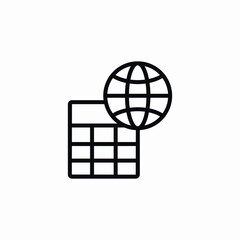 calculator online icon sign vector