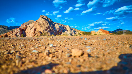Whitney Pocket Rock Formations and Desert Ground in Gold Butte National Monument Nevada