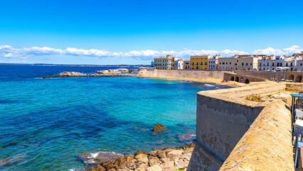 Gallipoli in Apulia Puglia region of south italy