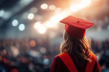 University degree graduation idea