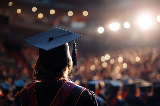 University degree graduation idea