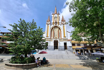 Amaga, Antioquia - Colombia. July 12, 2025. Saint Ferdinand King of Amaga Parish was erected as such in 1807