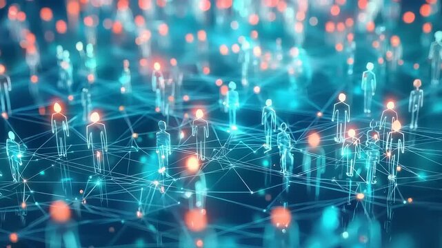 Digital Network Connecting Humans in a Gen-4 Turbo 3093979521 - 2025-05-13T222117.689_1080.mp4 World