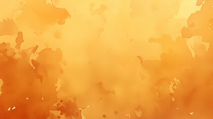 オレンジと黄色の、暖色系の水彩テクスチャ背景１