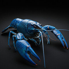 Blue Crawfish Animals