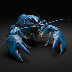 Blue Crawfish Animals