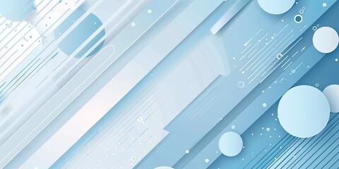 Abstract blue tech design, diagonal lines, circles, website background
