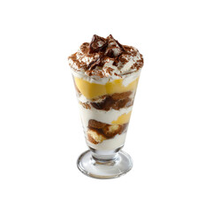 Decadent Tiramisu Dessert in Glass, Layered Sweet Treat