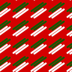 Christmas, geometry, lines seamless pattern vector. Hand drawn illustration sketch modern new